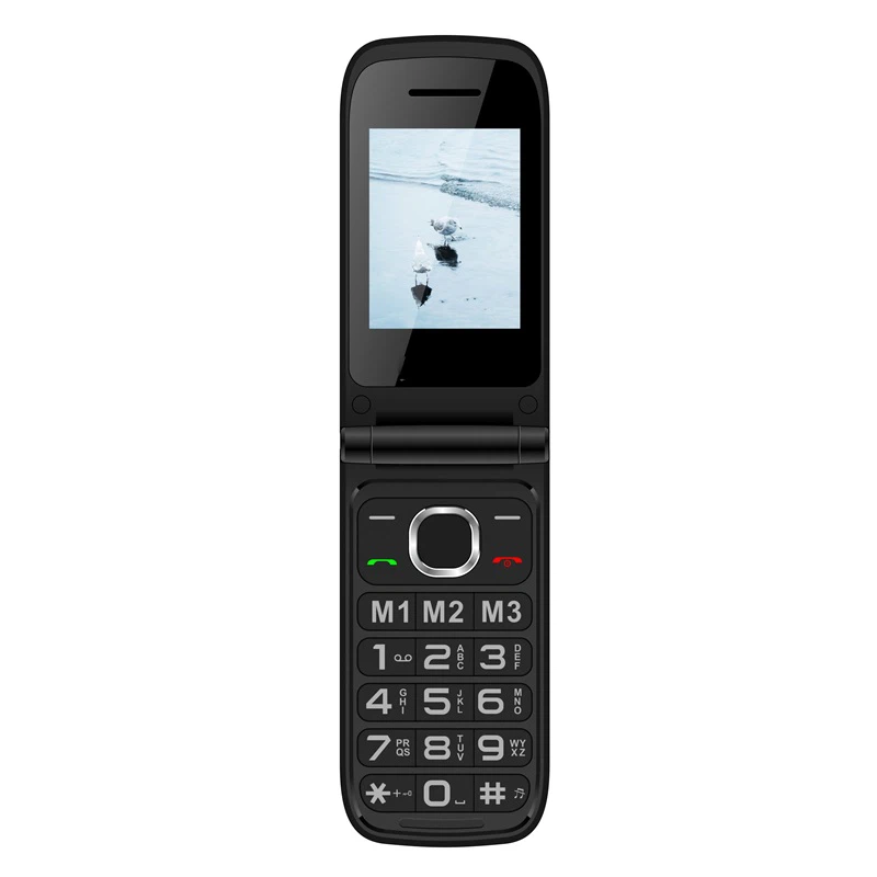 Telefone flip de tela dupla